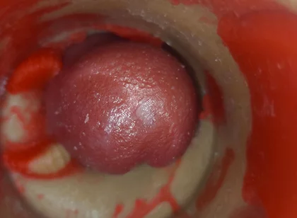 Deep Thrusts Trigger Feverish Cum Inside Without Sperm's Trace