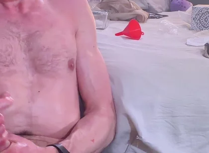 Jerking off with Very Intense Face, 