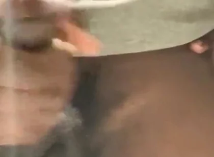 Swinging Stroking Slapping My BBC Cumming Hard