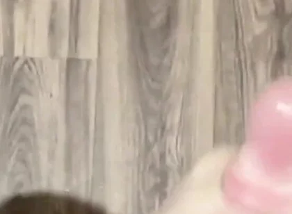 Cumming on the Floor at Night