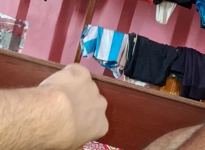 The Young Boy From the Desi Village, Full of Enthusiasm, Is Having Sex with His Hands.