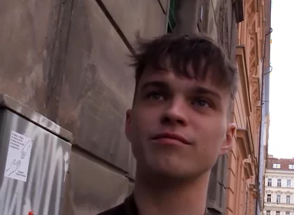 College Guy Strips For Fast Cash And Surprises Everyone By Taking A Cock Deep In His Mouth