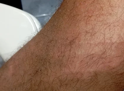 The Dirty Guy Shows You His Flaccid Cock Full of Semen and Cleans the Cumshot From the Previous Vide