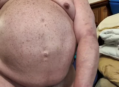 Stroking My Fat Cock