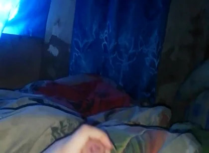 Masturbating