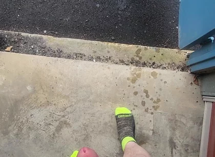 Almost Caught Enjoying the Storage Unit