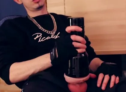 Chav Fleshlight Fuck and Smoke