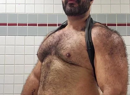Man in Bathroom