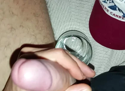 The Rich Big Cock Fucked the Glass Hard and the Internal Cumshot Was Massive