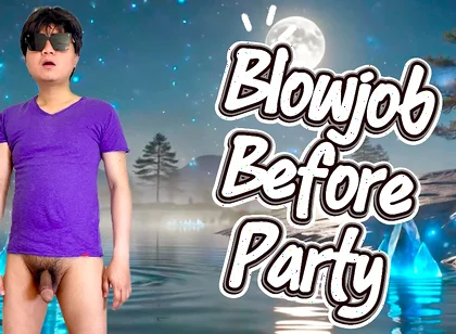 Blowing a Straight Friend Before Partying in the Club