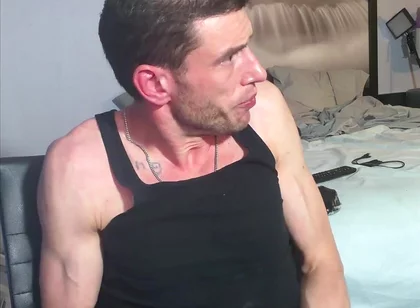 Big Load at the End, Intense Eyes Facial Expression Throughout