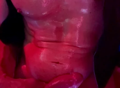 Muscle Bro Jerks Cock Oiled up