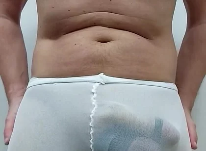 Masturbating with My Tights
