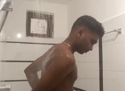 Sri Lankan Teen Boy Showered
