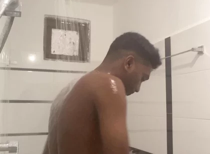 Sri Lankan Teen Boy Showered