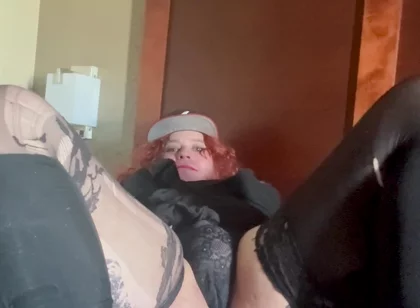 Sissy Slut Showing off for Grindr Meets to Get Fucked