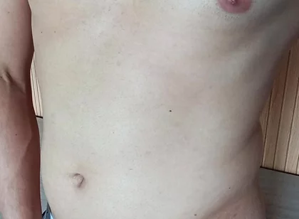 White Boy Shows Chests