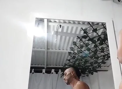 Cum in Front of the Mirror