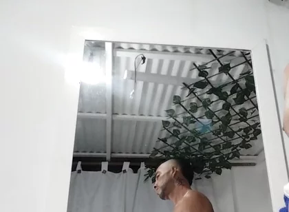 Cum in Front of the Mirror