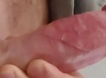 Milking My Cock with a Ring on My Balls