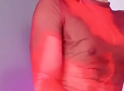 Ken Dancing Sexy for You in Red Dress, and Bouncing Her Ass