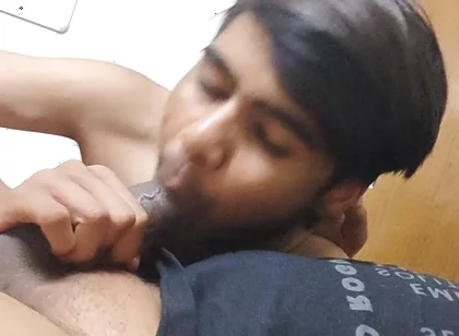 Cute and Funny Indian Twink Suck Dick
