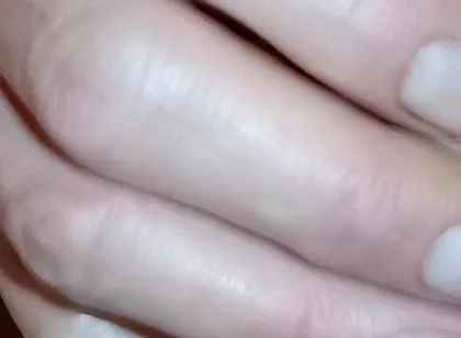 Big Cock Masturbation, Naked Edging, Close up Creamy Cum on Black Panties - Rockardglans