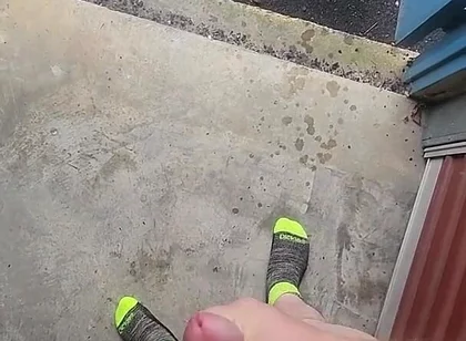 Almost Caught Enjoying the Storage Unit