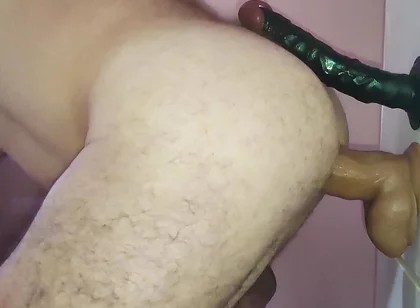 Two Dildos Vs Plug
