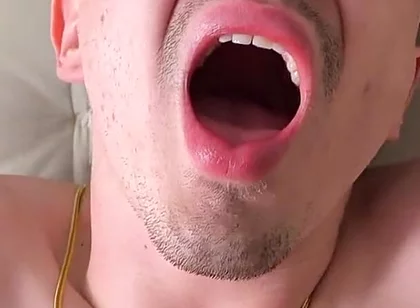 Daddy Masturbates Me and Fucks Me Bareback in POV Hard and Deep, He Fills My Ass with Milk
