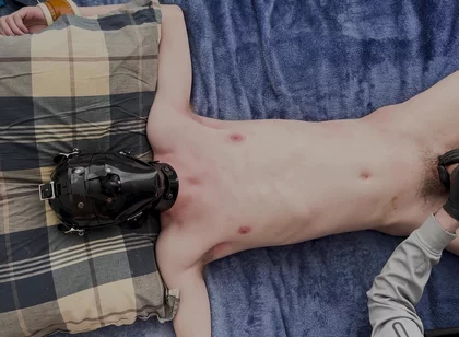 Spread Eagle Twink Tickled and Edged [full]