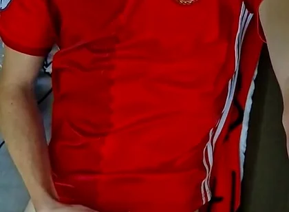 Big Dick Cums on T-shirt