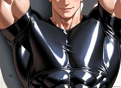 Ai Handsome Men with Abs