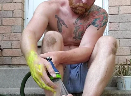 I Needed to Wash My Hands and Feet I After Got a Little Carried Away with a Painting I Was Working on
