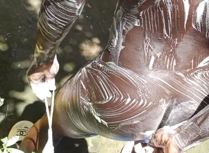 Heavy Wet and Slippery Huge Black Cock Wants to Cum on the Floor