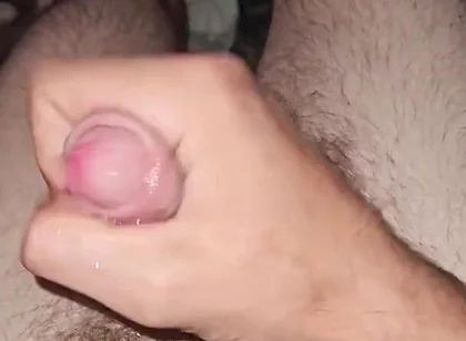 Wanking and slipping a finger in my ass