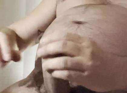 Hairy Stepdaddy Bator, Hot Cheesy Wank & Cum
