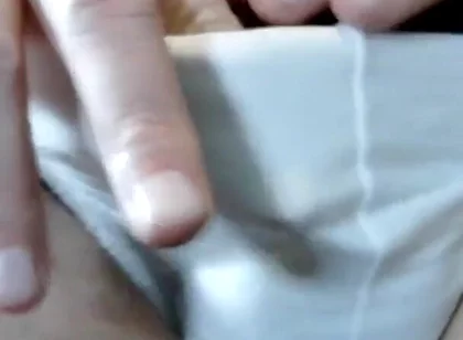 White Pants Solo Cum Fountain