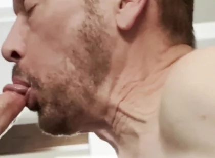 Stepdaddy Get Sucked and Fucked Two Loads of Cum