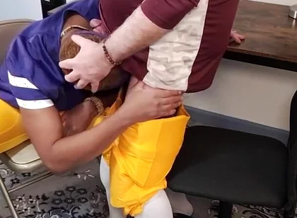 Coach Teaches Player How to Handle Balls
