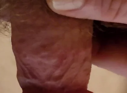 Watch a Small Hairy Cock up Close