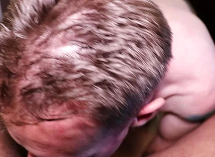 Big Dan Gags Sucking My Dick