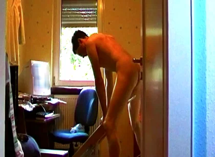 Fleshlight Pussy Stand Fuck Masturbation in Front of Window