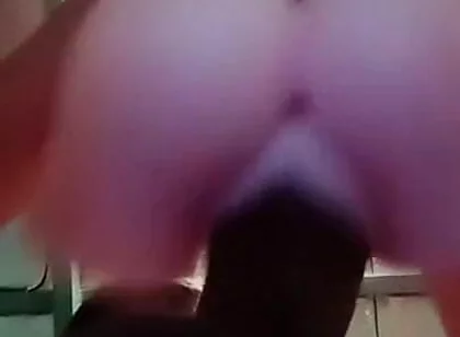 Chubby Man Screw His Toy Alone