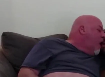 Caught by Neighbor! Jerking BBC Gets a Surprise When Neighbor Stops Over!