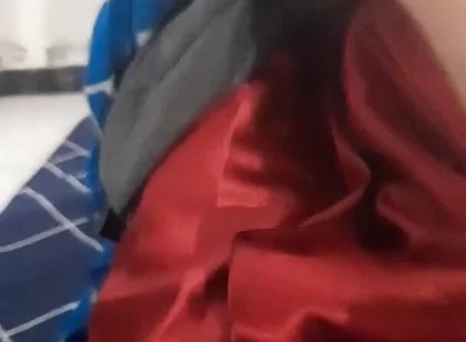 Wearing Mini Satin Skirt Inside Shorts