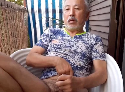 Masturbating on the Balcony