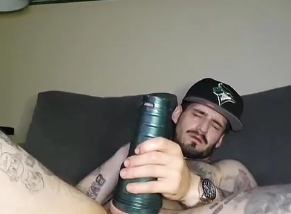 Young Hot Stud and His Fleshlight Part 3