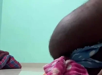 Inserting Soft Towel Hanky Inside My Boy Pussy