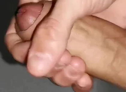 A Very Powerful Stream From a Large Penis